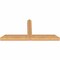 Ekena Millwork Portland Timber Gable Bracket, Western Red Cedar, 48"W x 22"H x 3 1/2"D x 3 1/2"F, 11/12 Pitch GBW048X22X0404POR00SWR - alternate 5